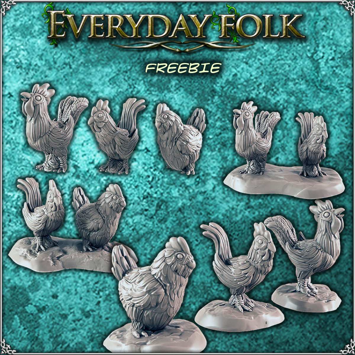 Chickens - SUPPORT FREE - EVERYDAY FOLK