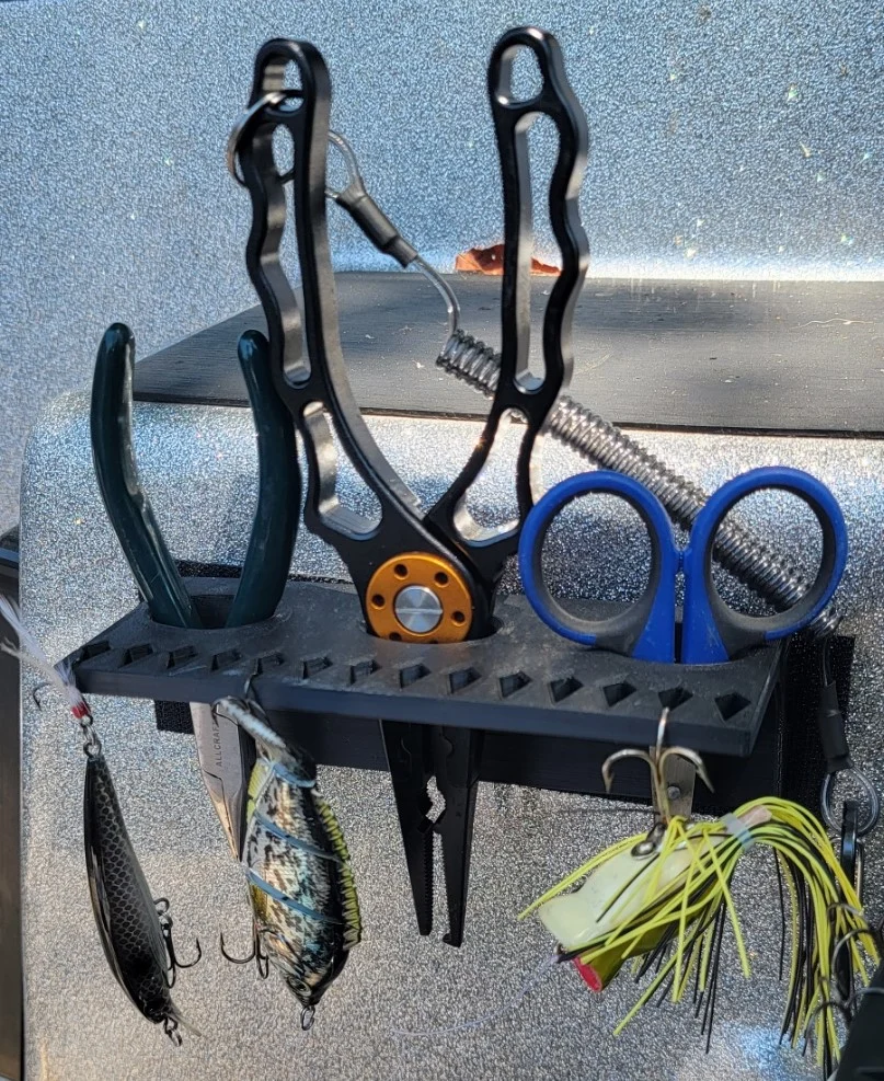 Fishing Bass Boat Organizer for Hooks and Pliers
