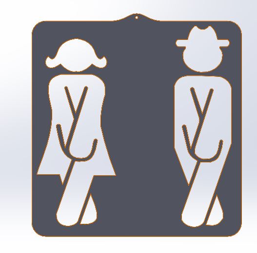 Sign-restroom