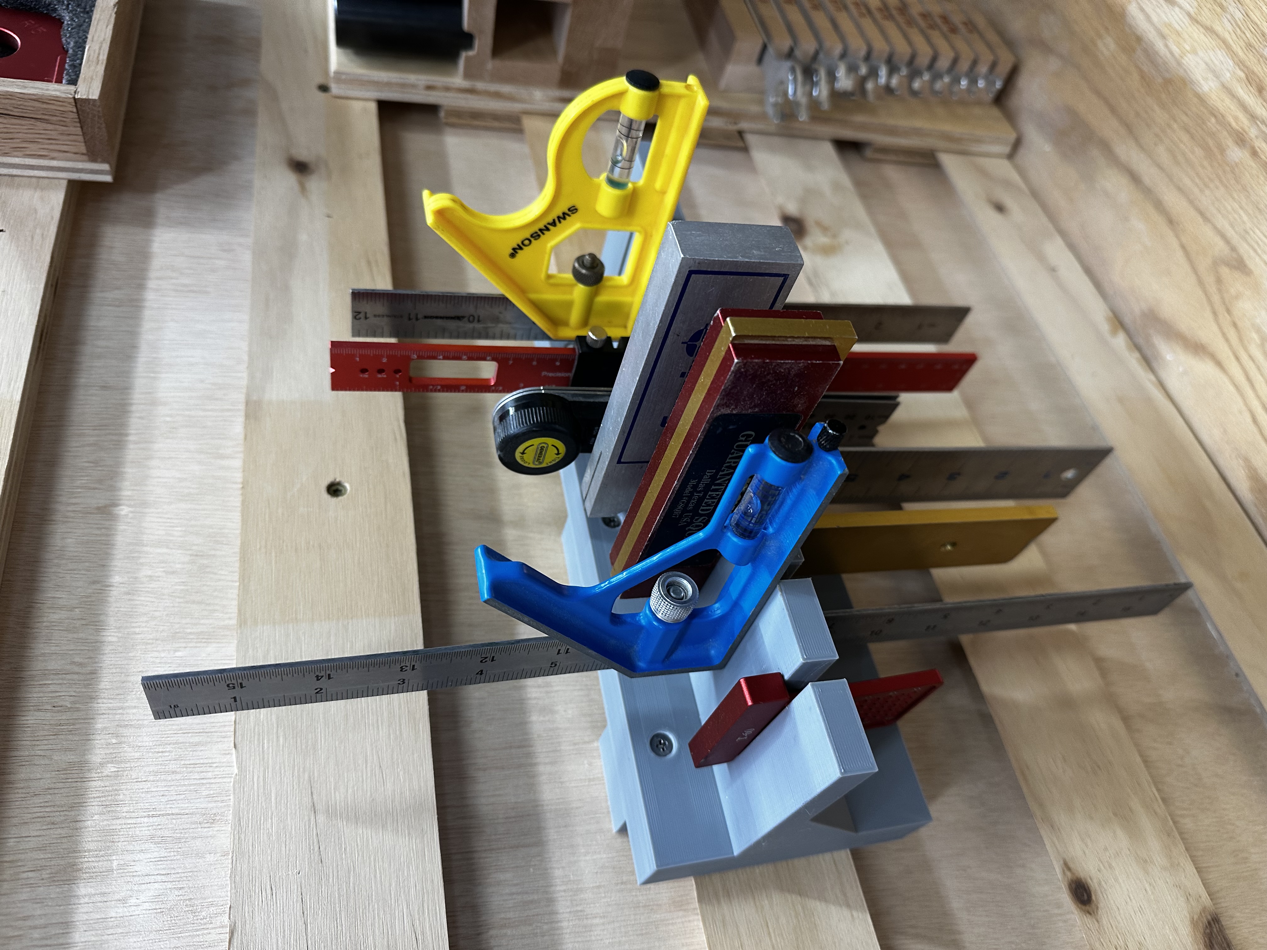 Bitner Built Scales Holder For Wall Or French Cleats
