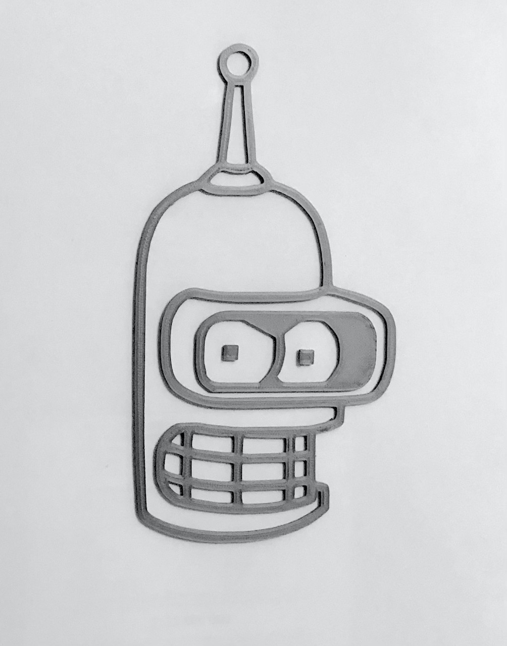 Bender 2D Wall Art Futurama