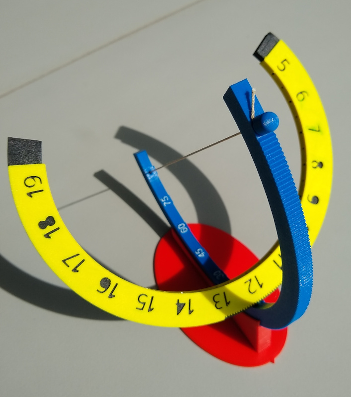 Universal armillary sundial - Cadran solaire universel