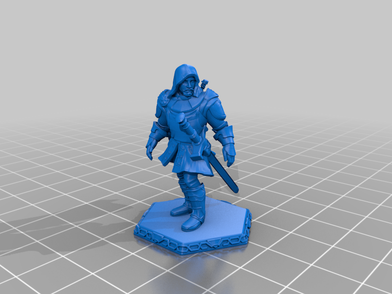 Human Paladin DND Character