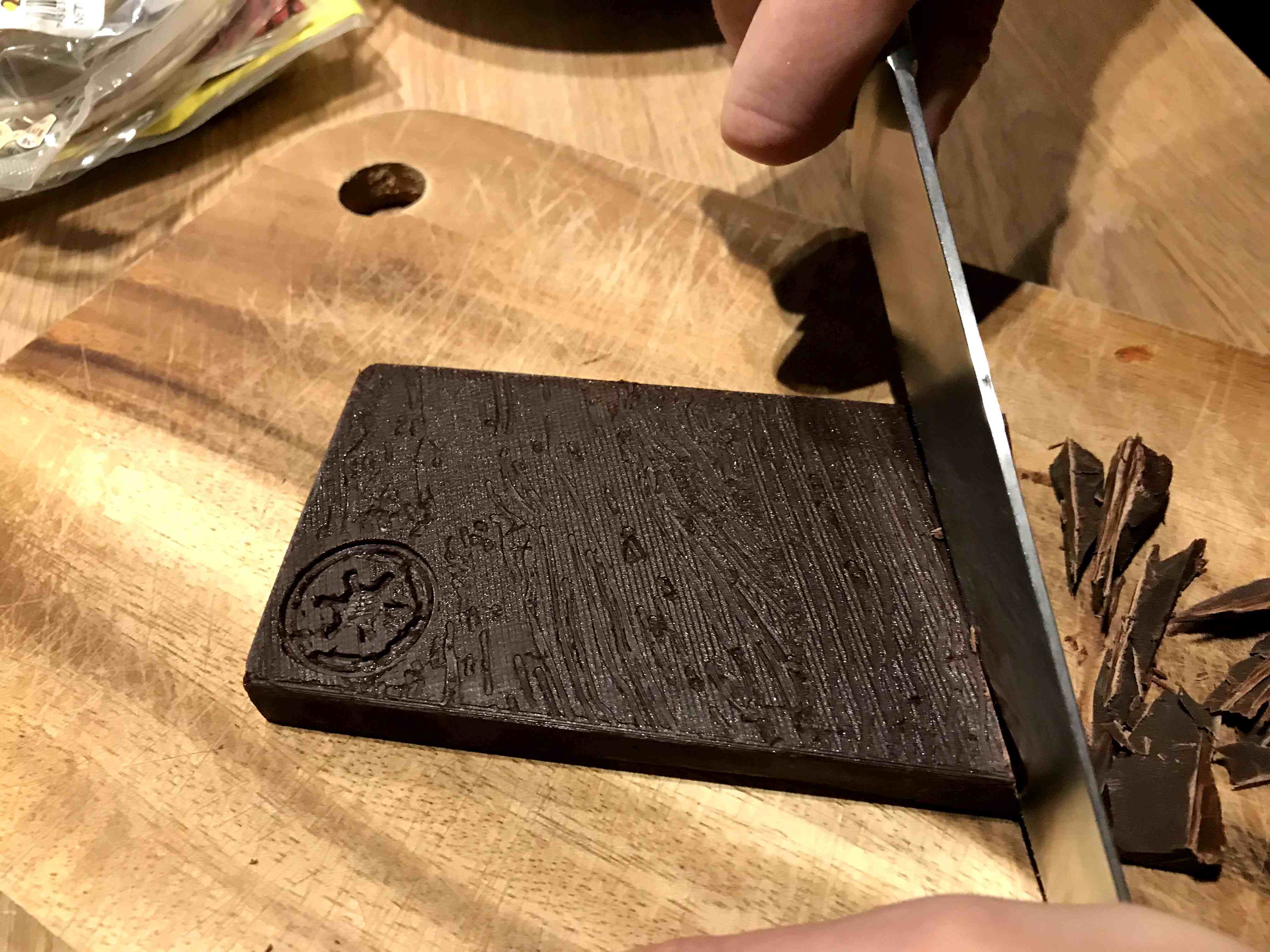 Beskar Chocolate Ingot form