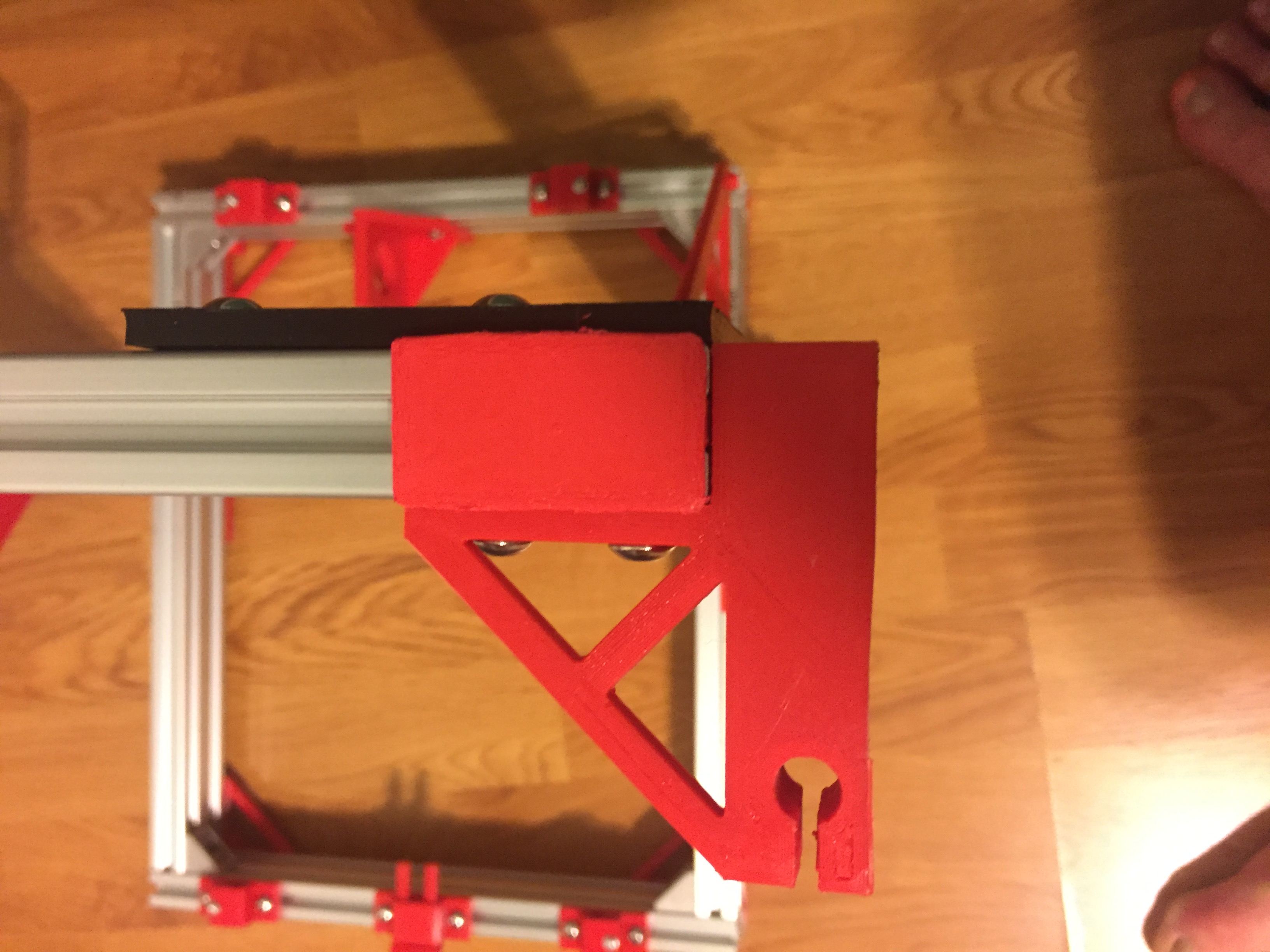 Aluminum 4020 channel rail cap