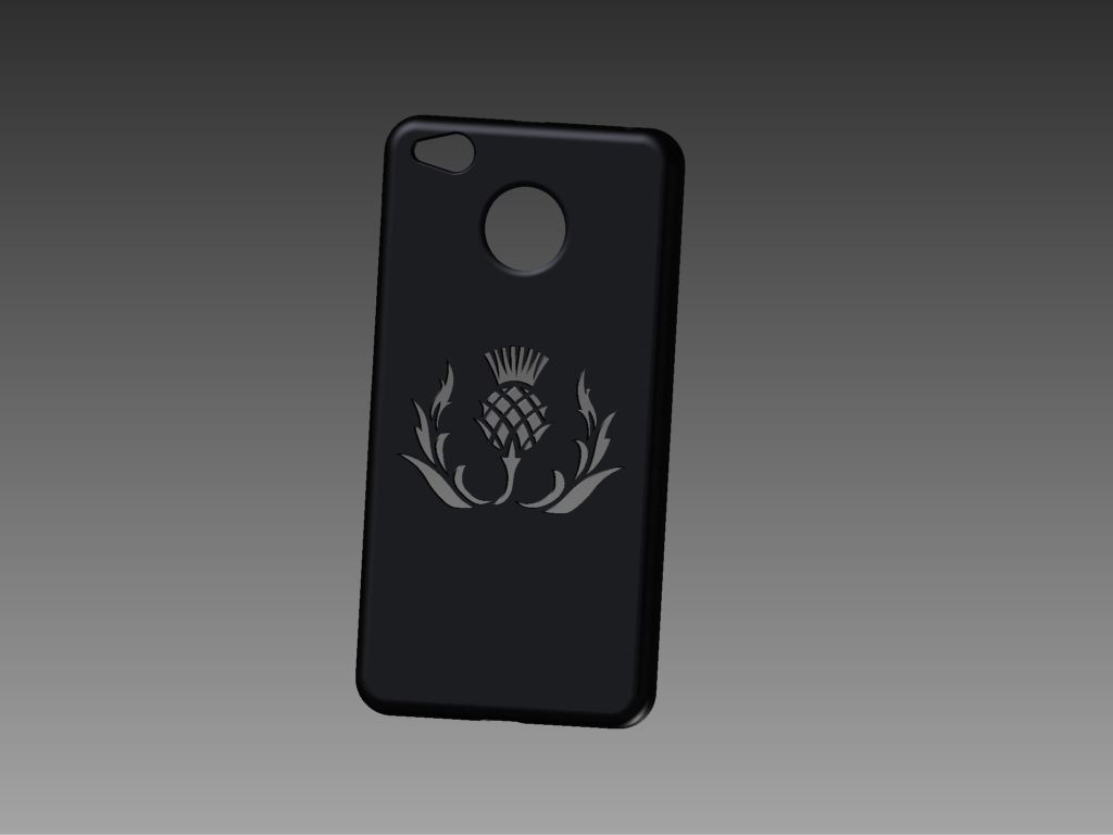Xiaomi redmi 4x scottish thistle phone cover