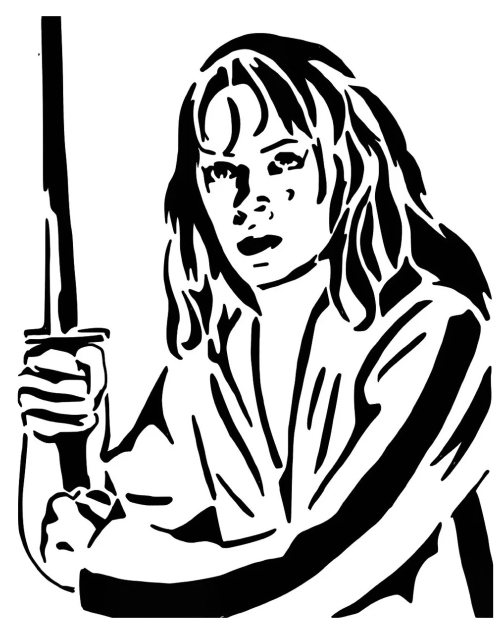 Kill Bill stencil