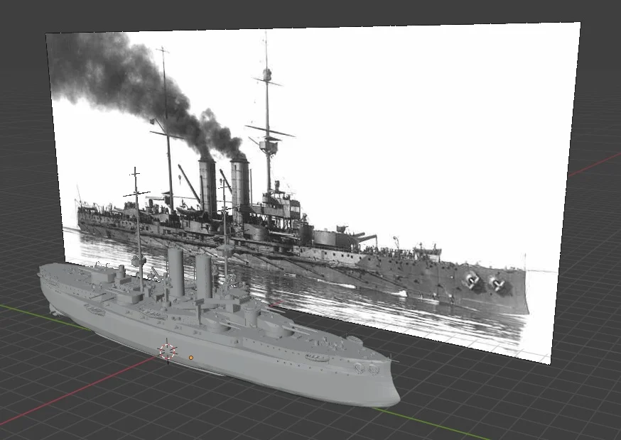 SMS Radetzky  -  Austro-Hungarian Navy (K.U.K. Kriegsmarine).
