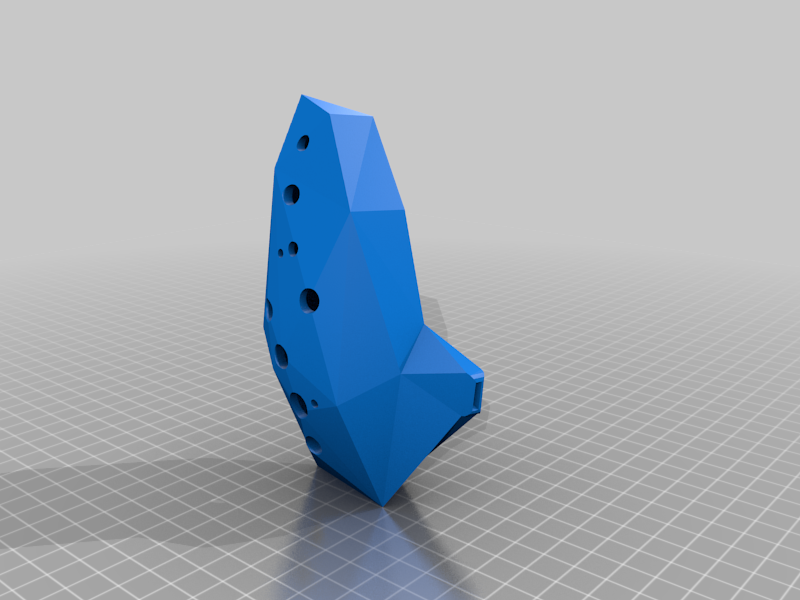 Low poly 12 Hole Ocarina - No supports needed