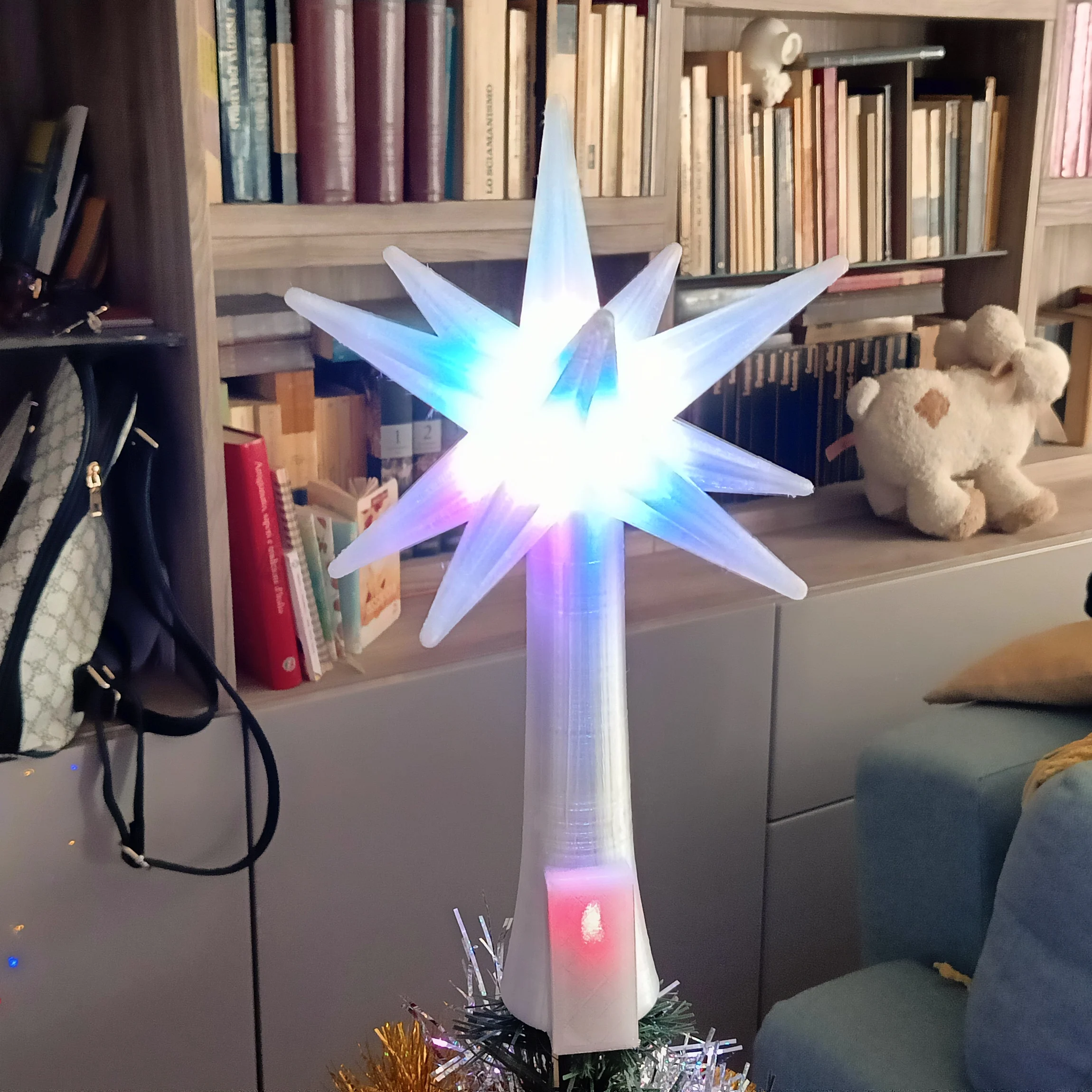 Christmas Tree Star with Arduino and Neopixel LEDs