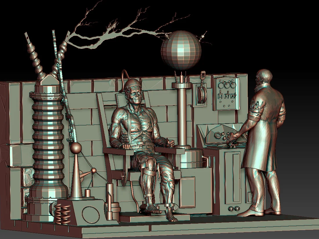 Frankenstein Diorama
