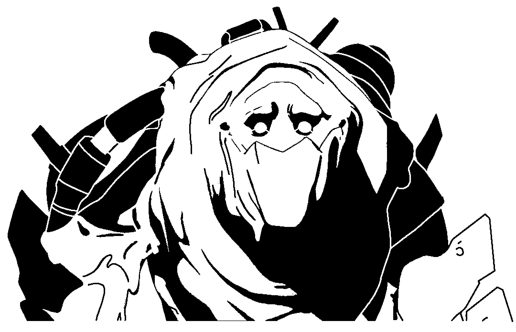 Bruno Golem stencil