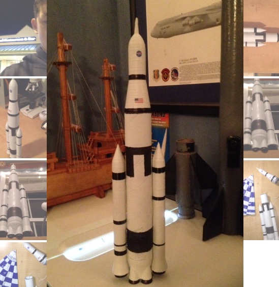 SLS Orion Model Rocket