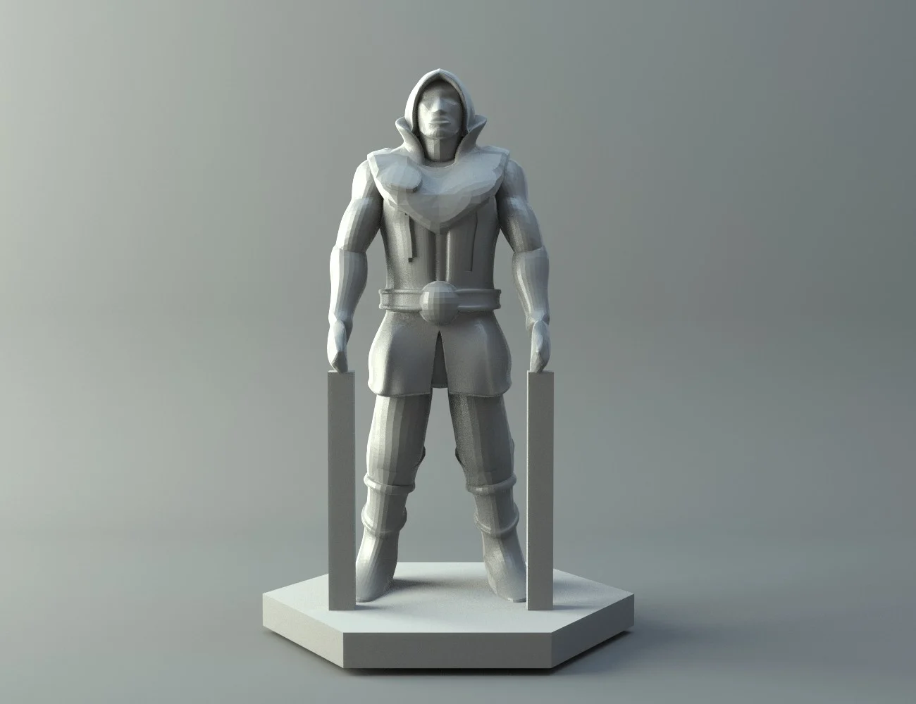 Human thief - D&D miniature