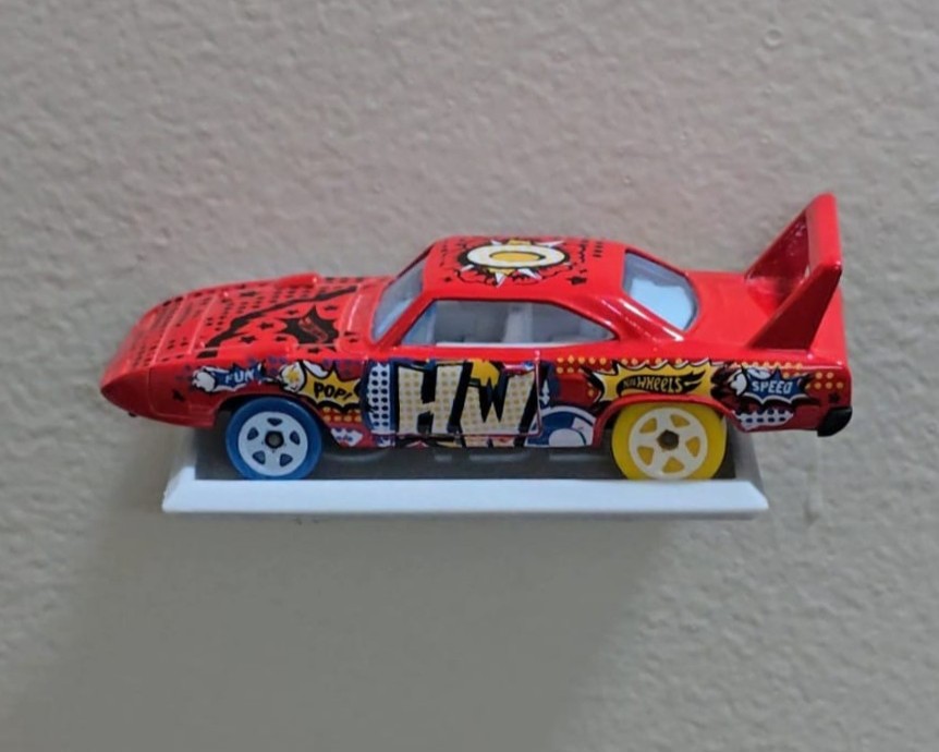 1:64 Cars Wall Mount (Glue Drop – No Drill)