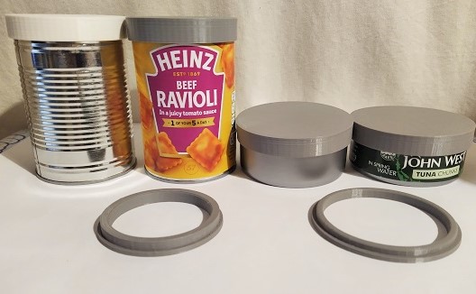 Tin Can Lids and Safety Rim