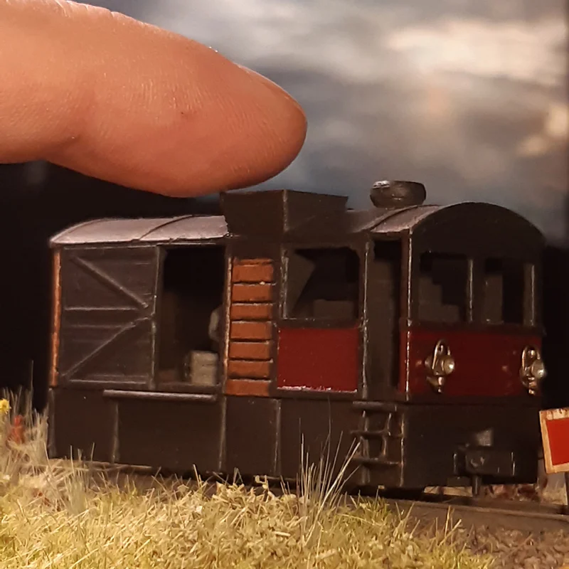 1/120 scale TTm 1000mm narrow gauge locomotive / railcar / tram