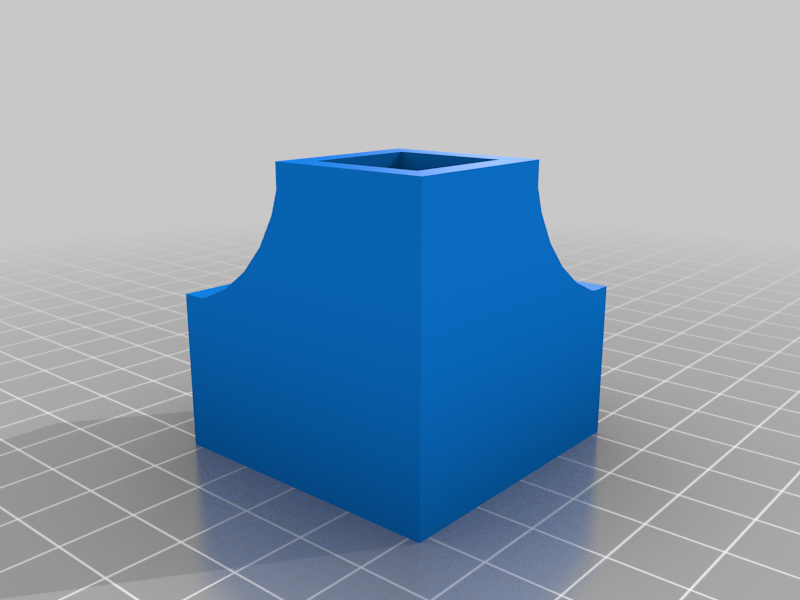 Parametric strong square tube connector