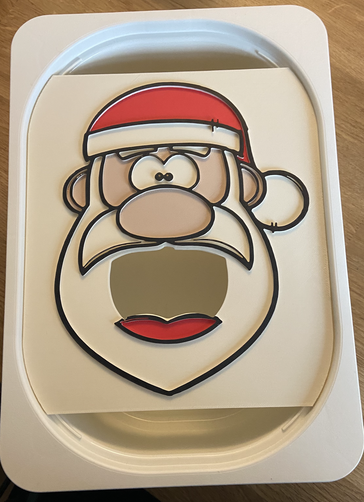 Kerstman eten geven bundel juf sara