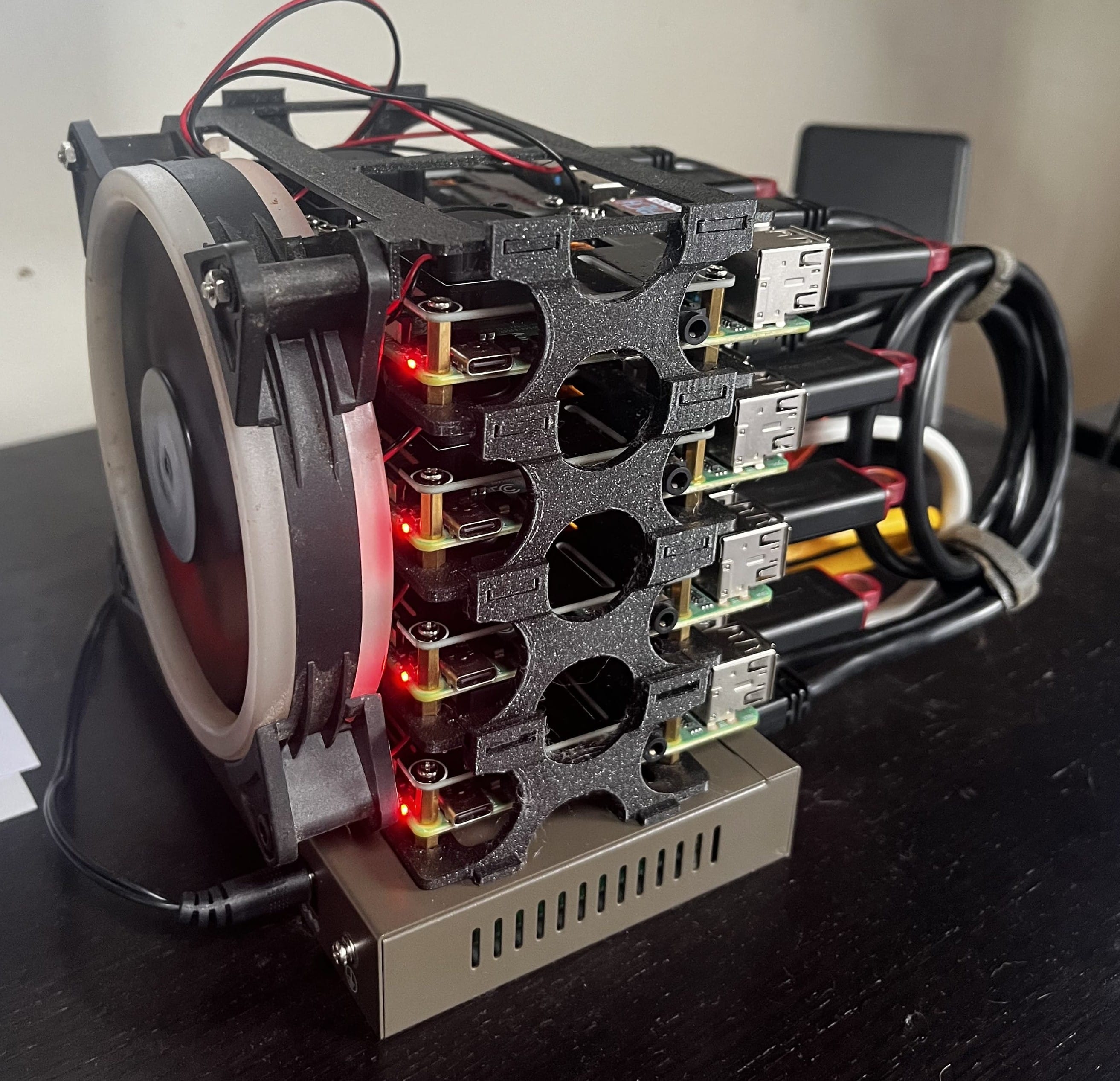 Raspberry Pi cluster modular holder