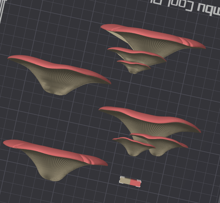 Mushroom Shelf MMU with 6x3mm magnet holes