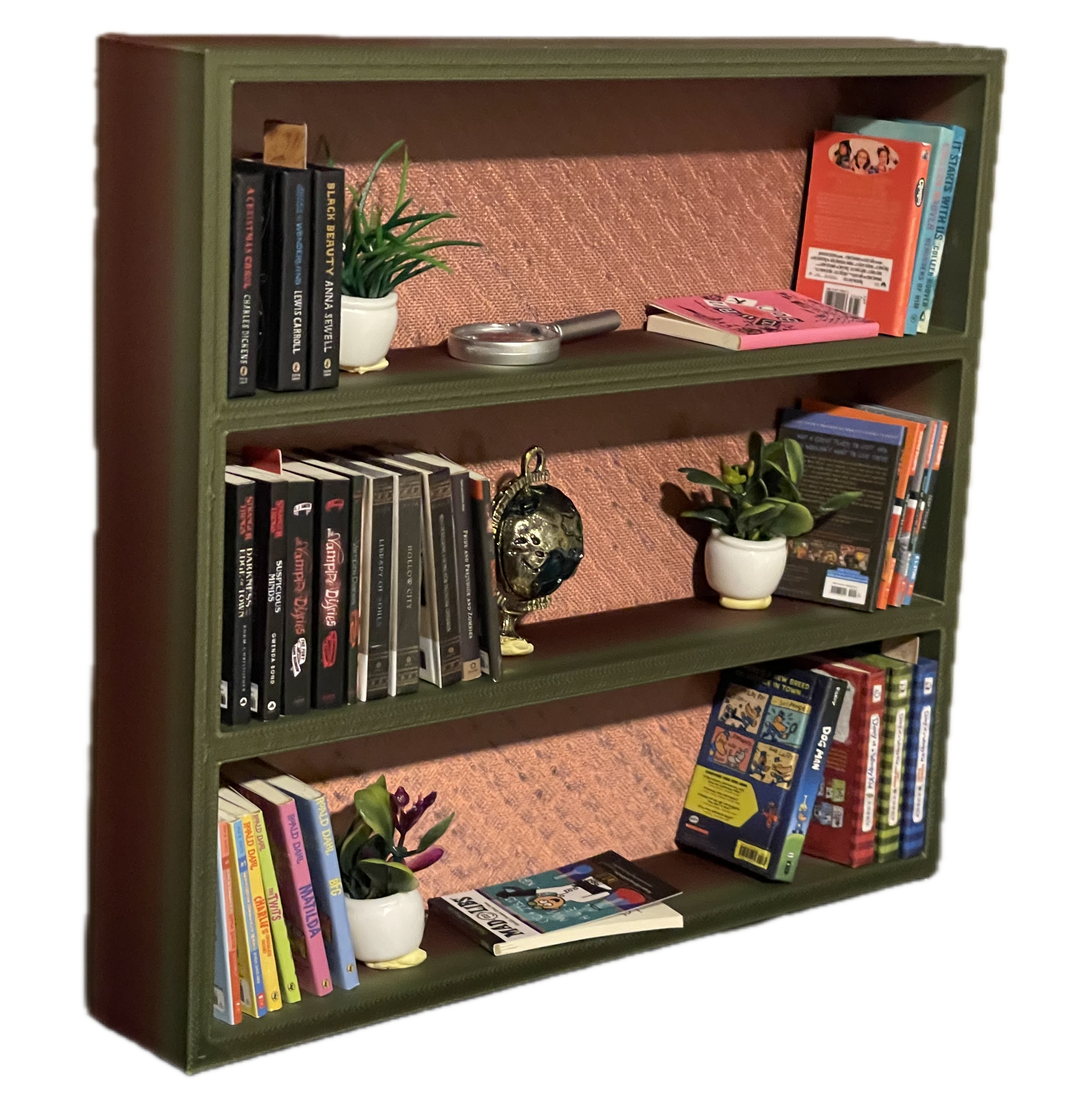ZURU MINI BRANDS BOOKS BOOKSHELF BOOKCASE DOLLHOUSE FURNITURE
