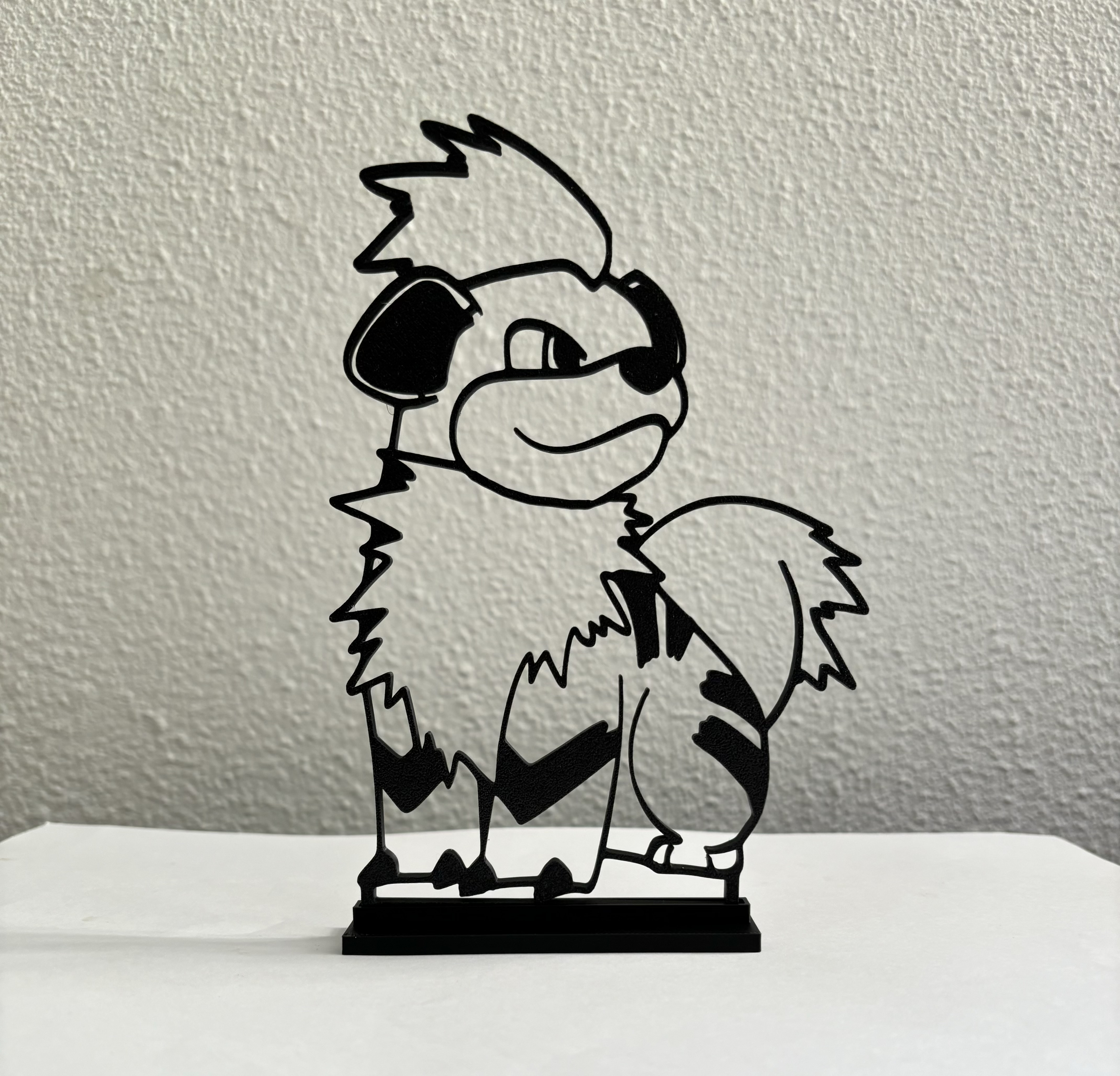 Growlithe Pokemon line art