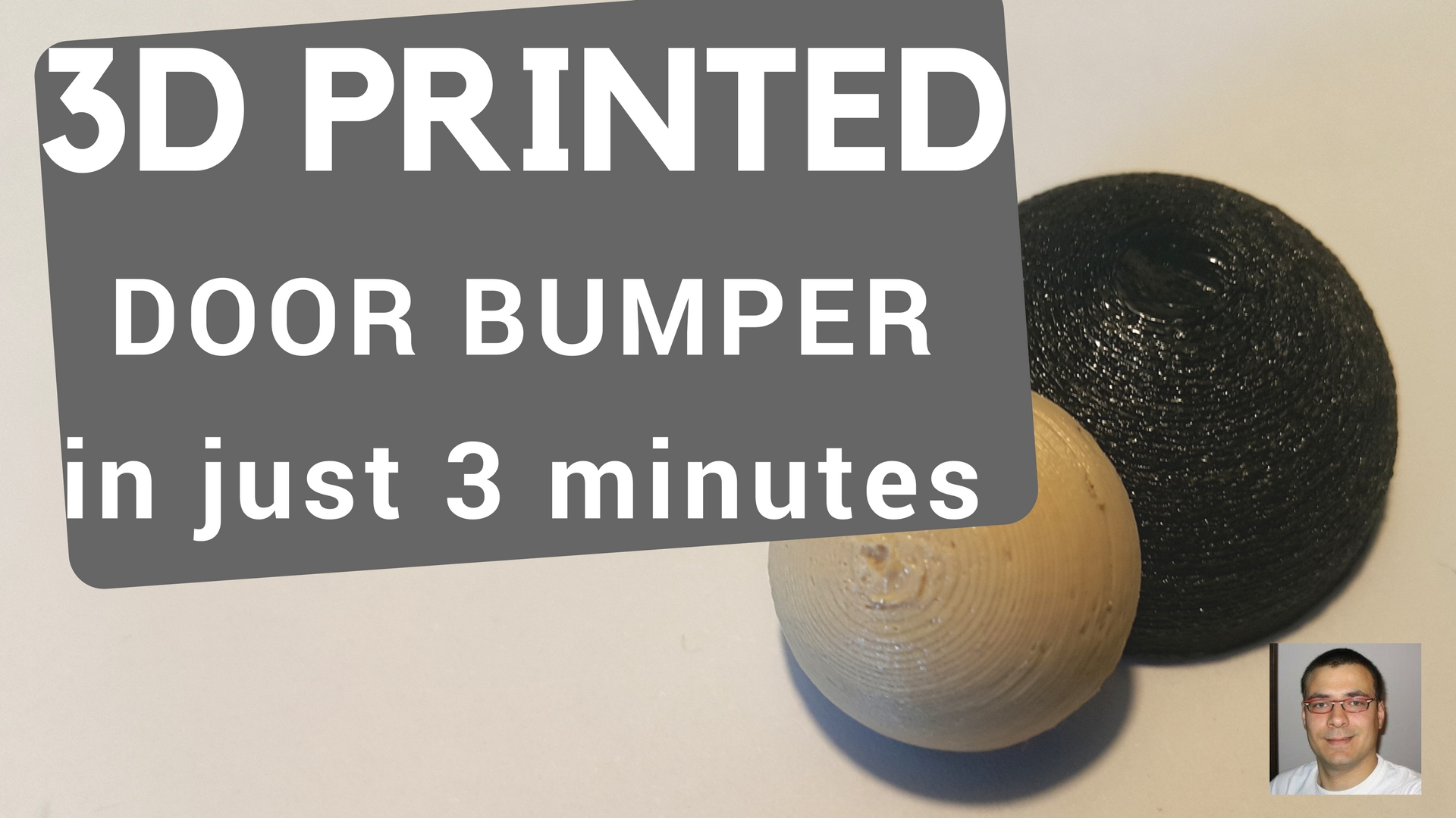 Decorative DOOR STOPPER / DOOR BUMPER (FreeCAD tutorial) - smooth outlook