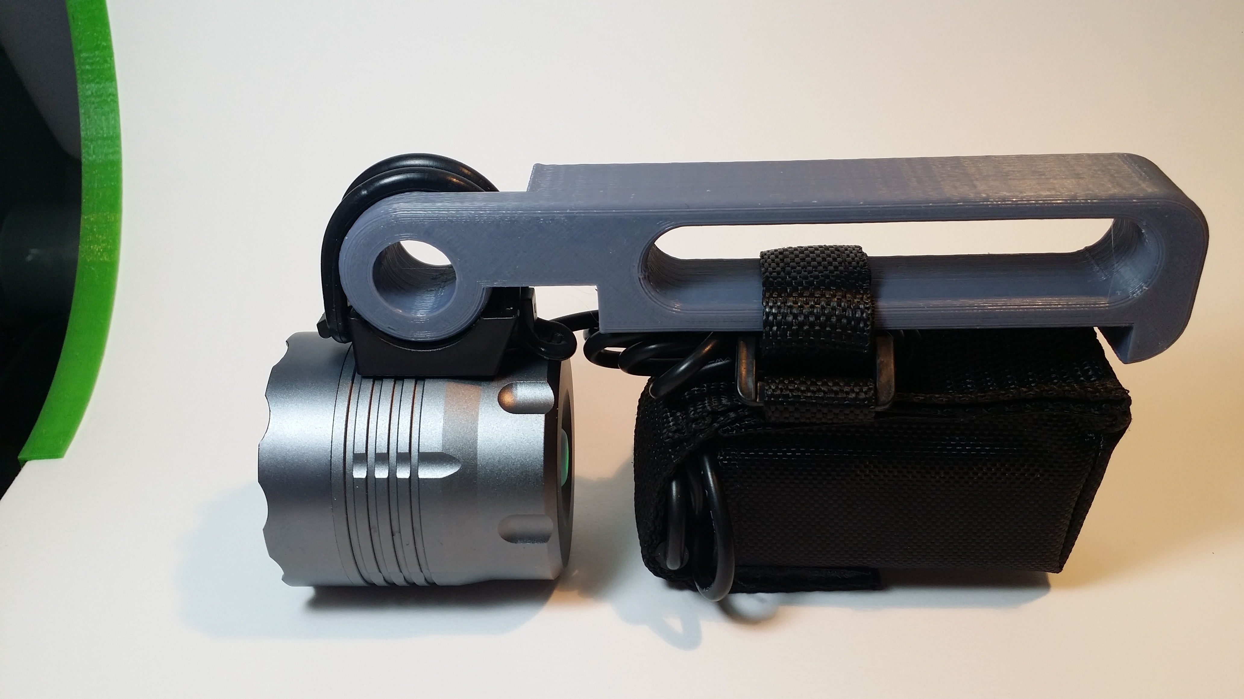 Bike light grip