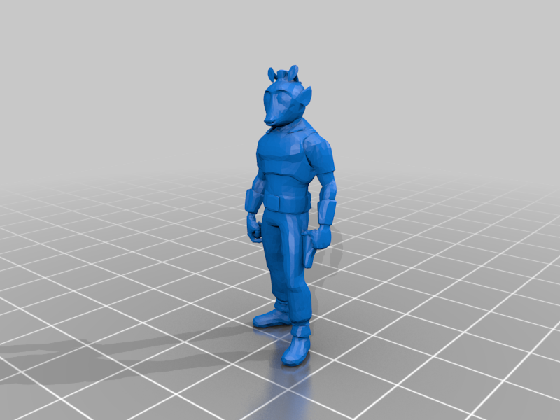 Rodian Civilian (Star Wars Legion Scale)