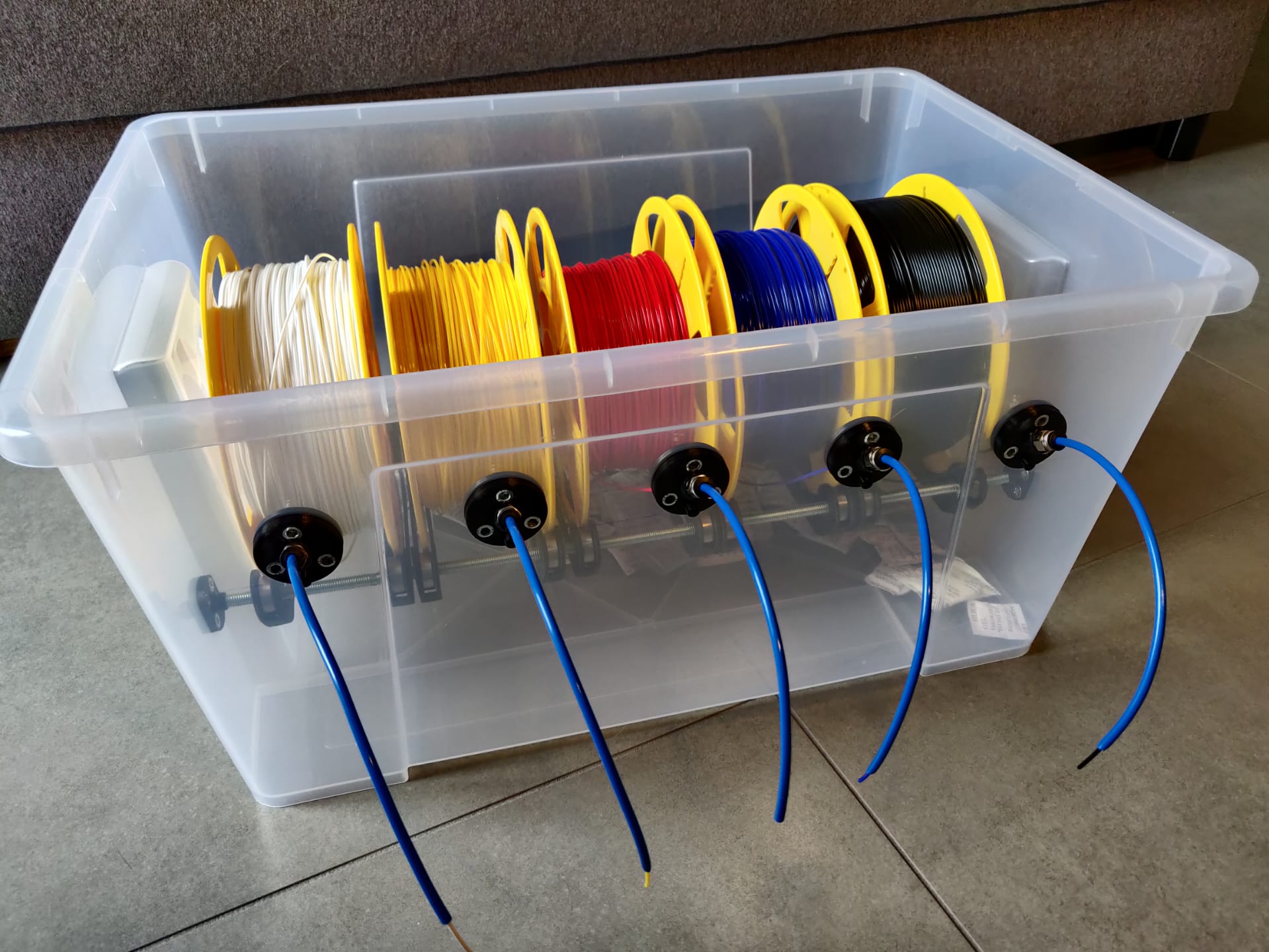 Modular filament drybox IKEA Samla 45L