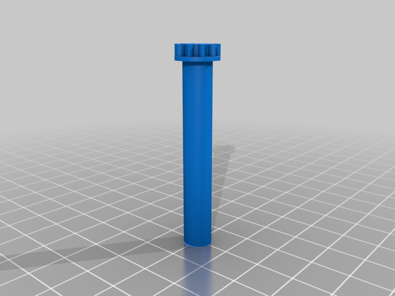 Replacement gear for miniature paint holder auto-locking mechanism
