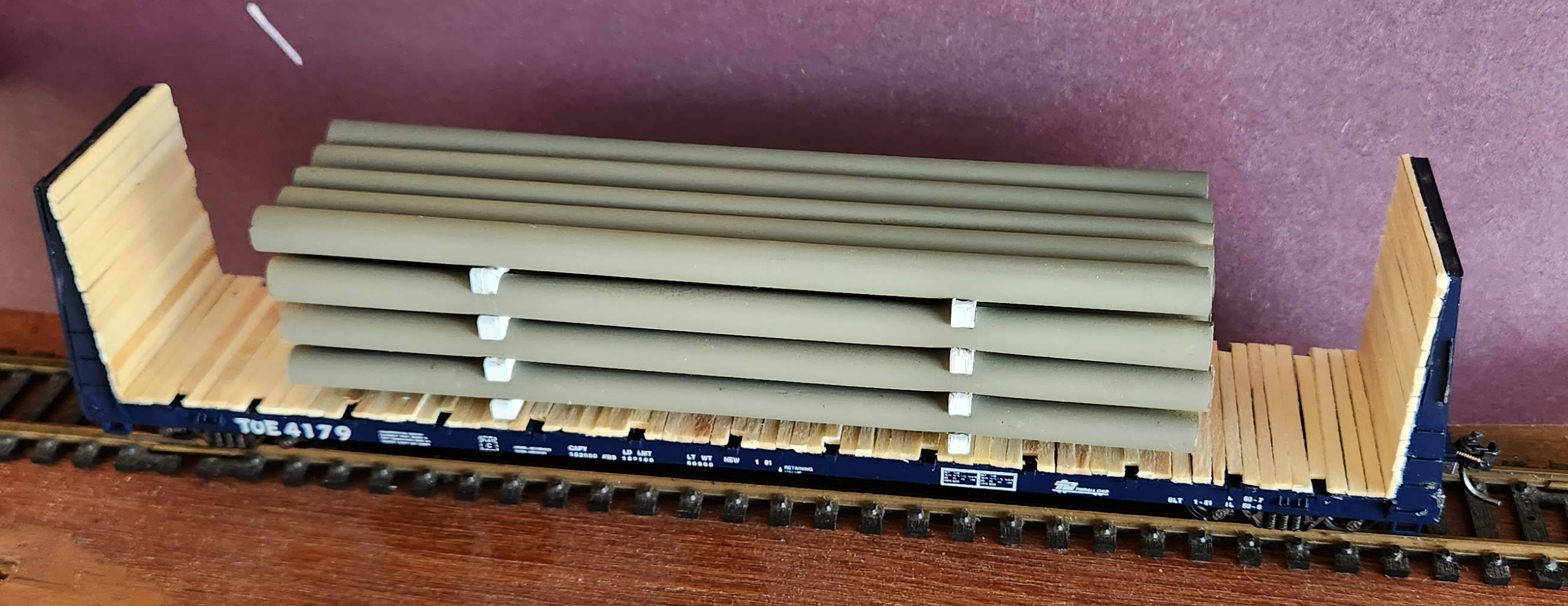 Train Car Pipe Load