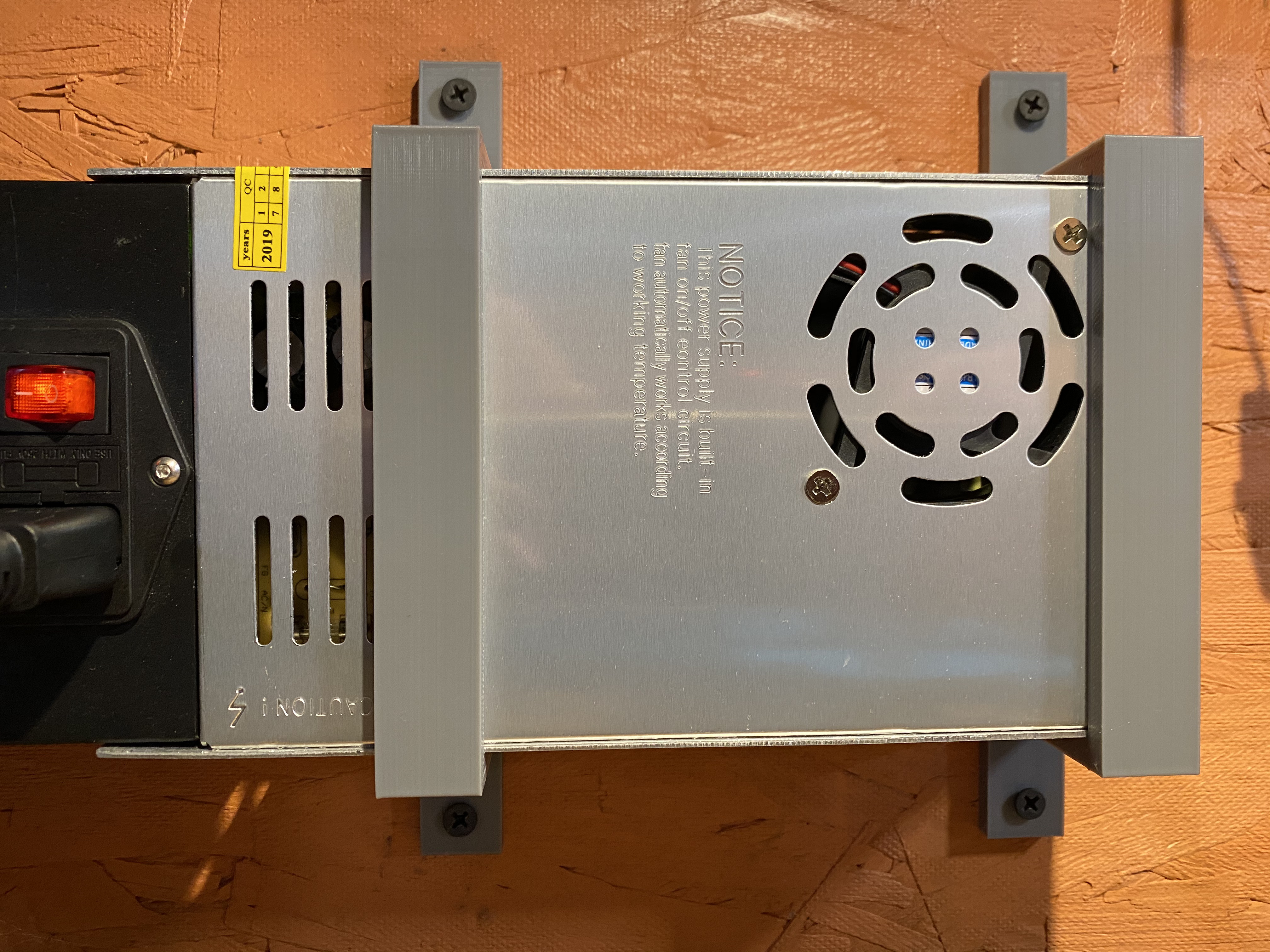 Kingroon KP3 power supply bracket