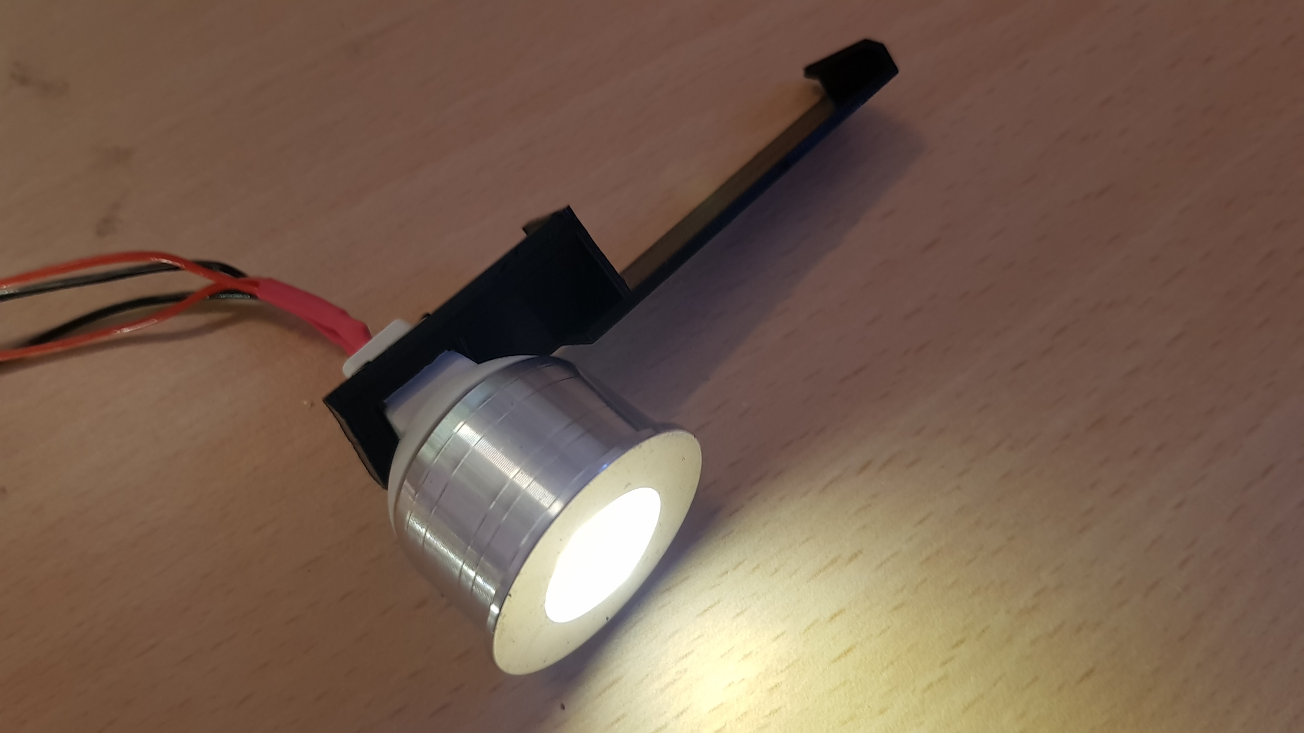 Simple GU4 LED lamp holder for i3 Mega