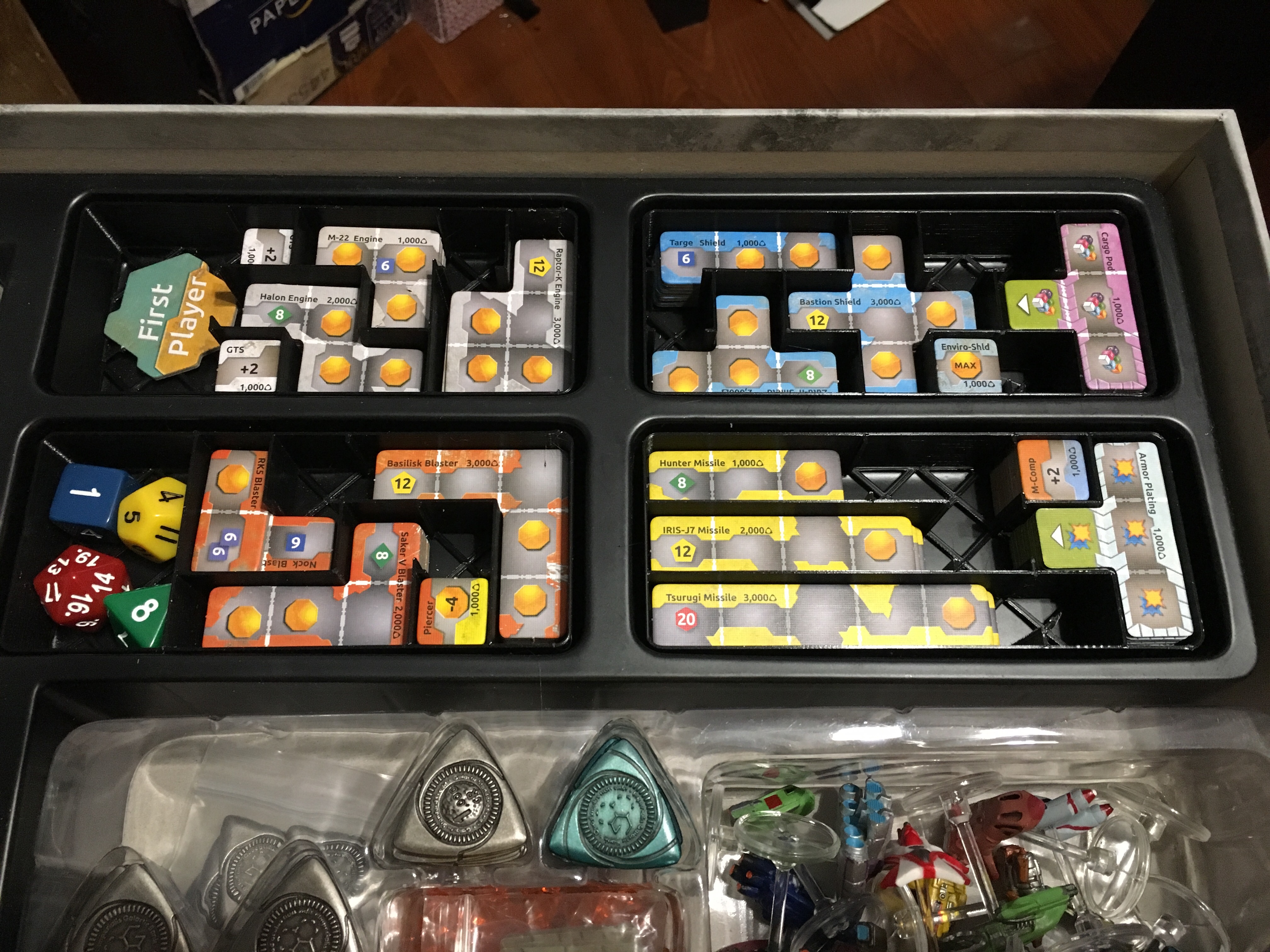 Xia Outfit trays - including Embers expansion