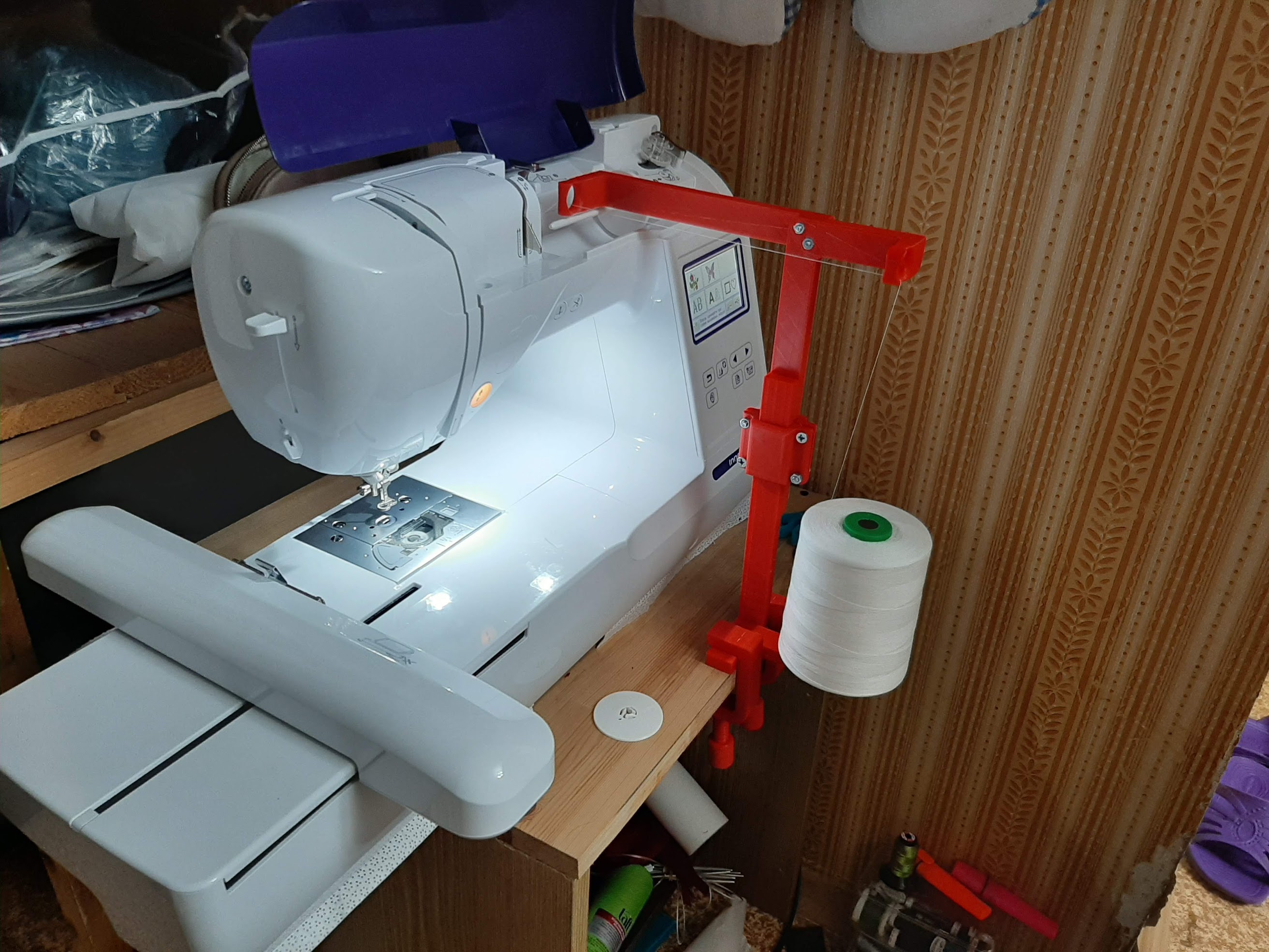 embroidery machine large spool adapter (spool stand)