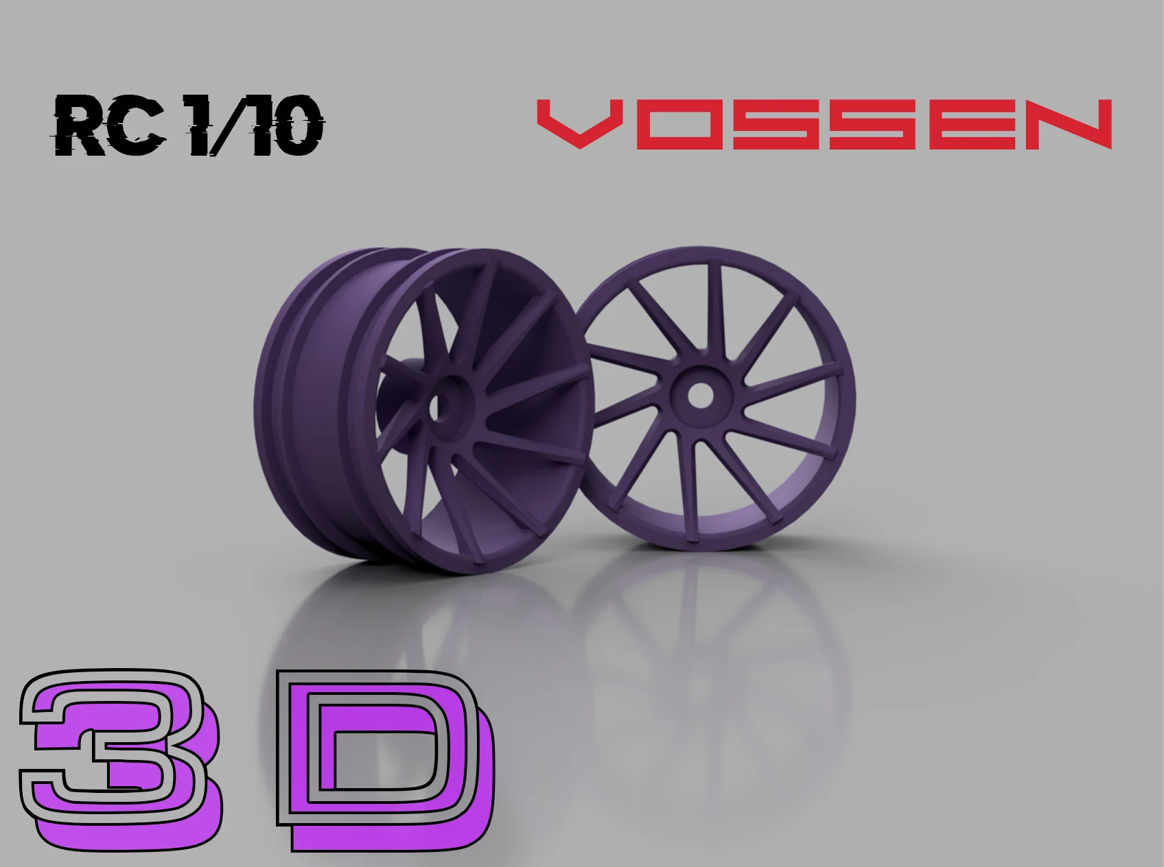 RC Rim 1/10 VOSSEN CVT replica