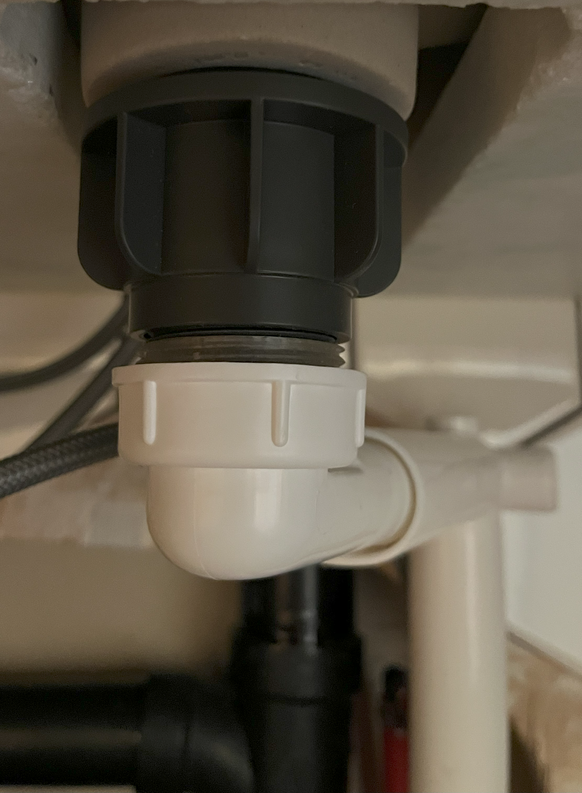 Ikea TÖRNVIKEN sink + RINNEN drain adapter for regular drains/stoppers