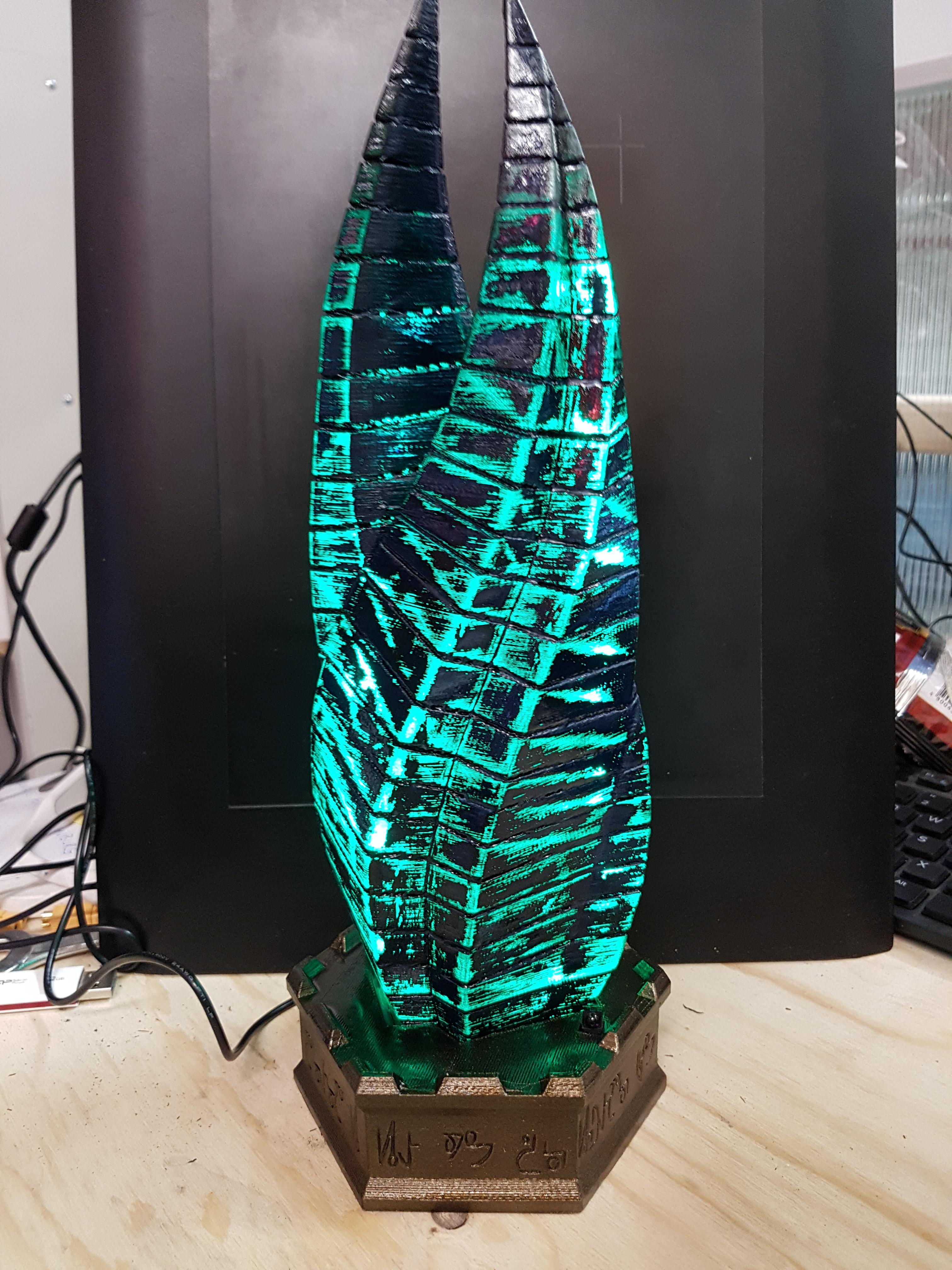 dead space marker lamp base