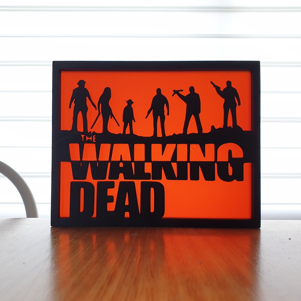 Walking Dead Silhouette Art