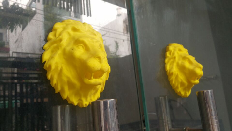 Chinese Guardian Lion Head Door Knocker