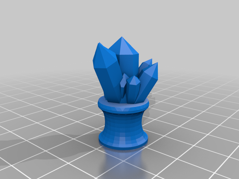 Paint cap crystal