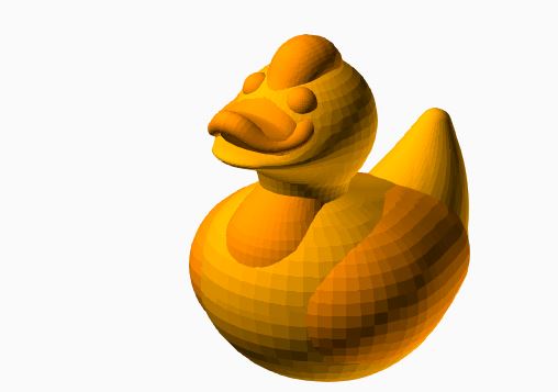 QuackBirdie 2 - All OPENSCAD
