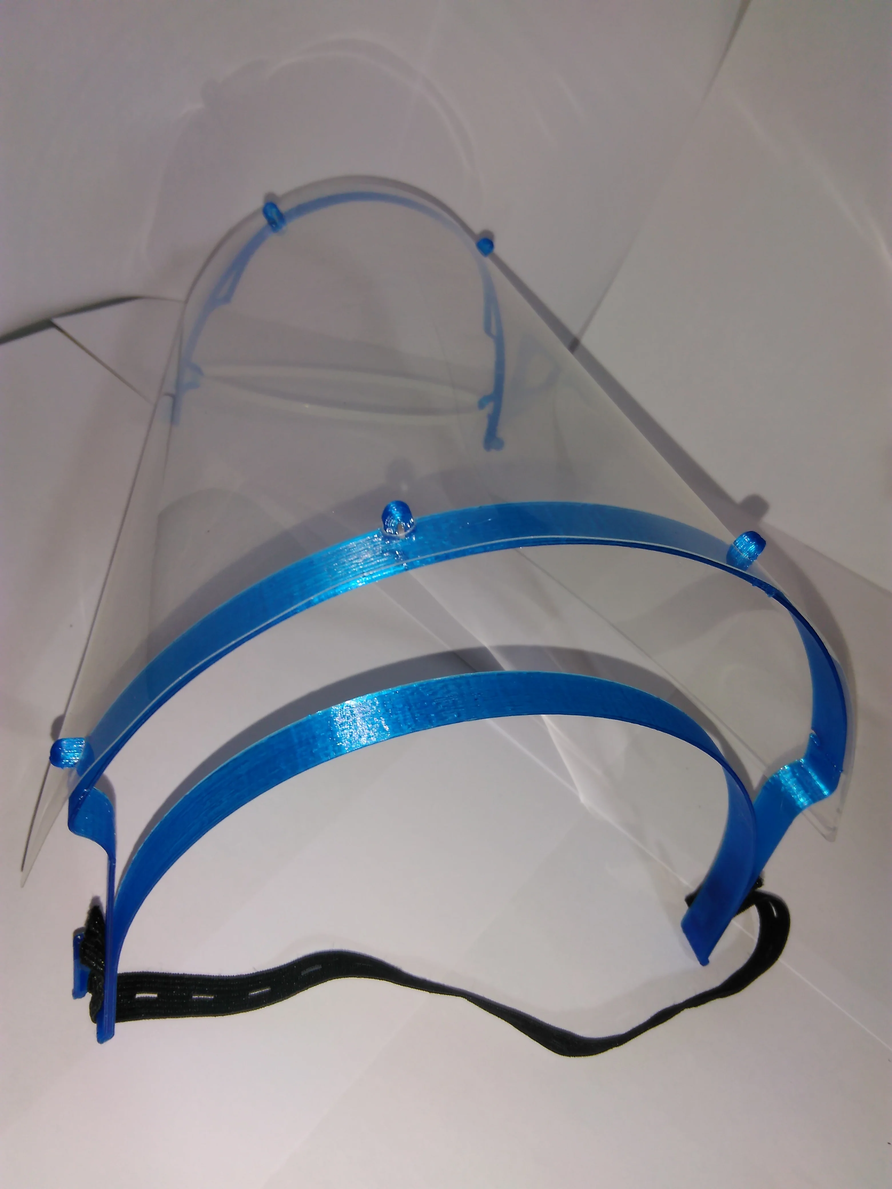 Face Shield Visor CR-3D remix wireframe fast print large stacks