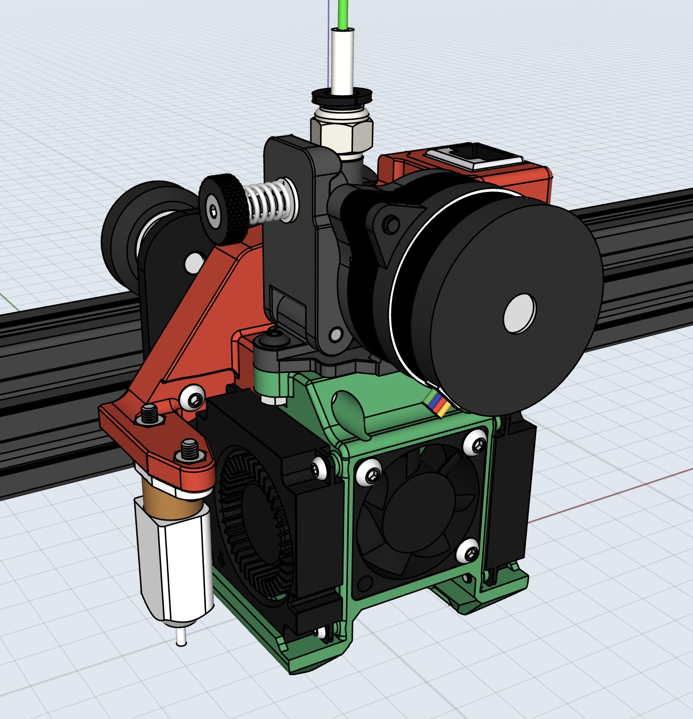 Wanhao D12 X carriage with Orbiter
