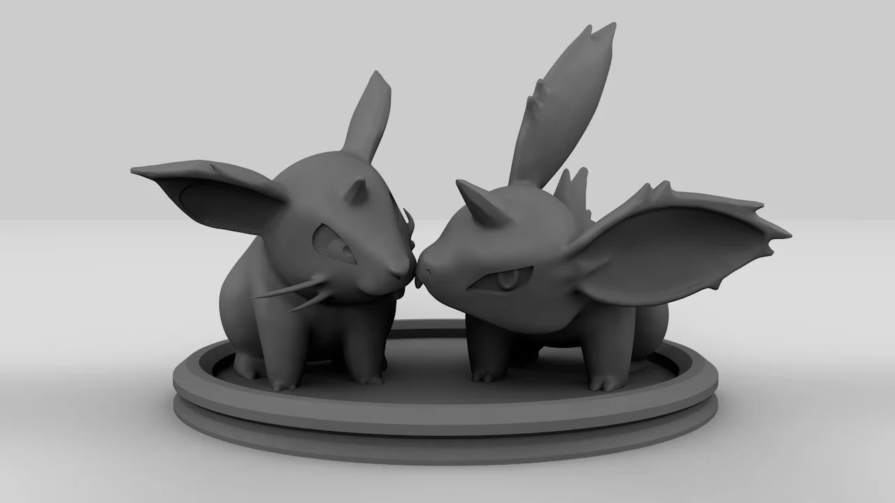 Pokémon Nidoran M-F HD