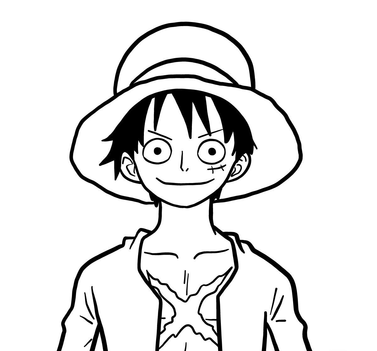 Luffy wall art