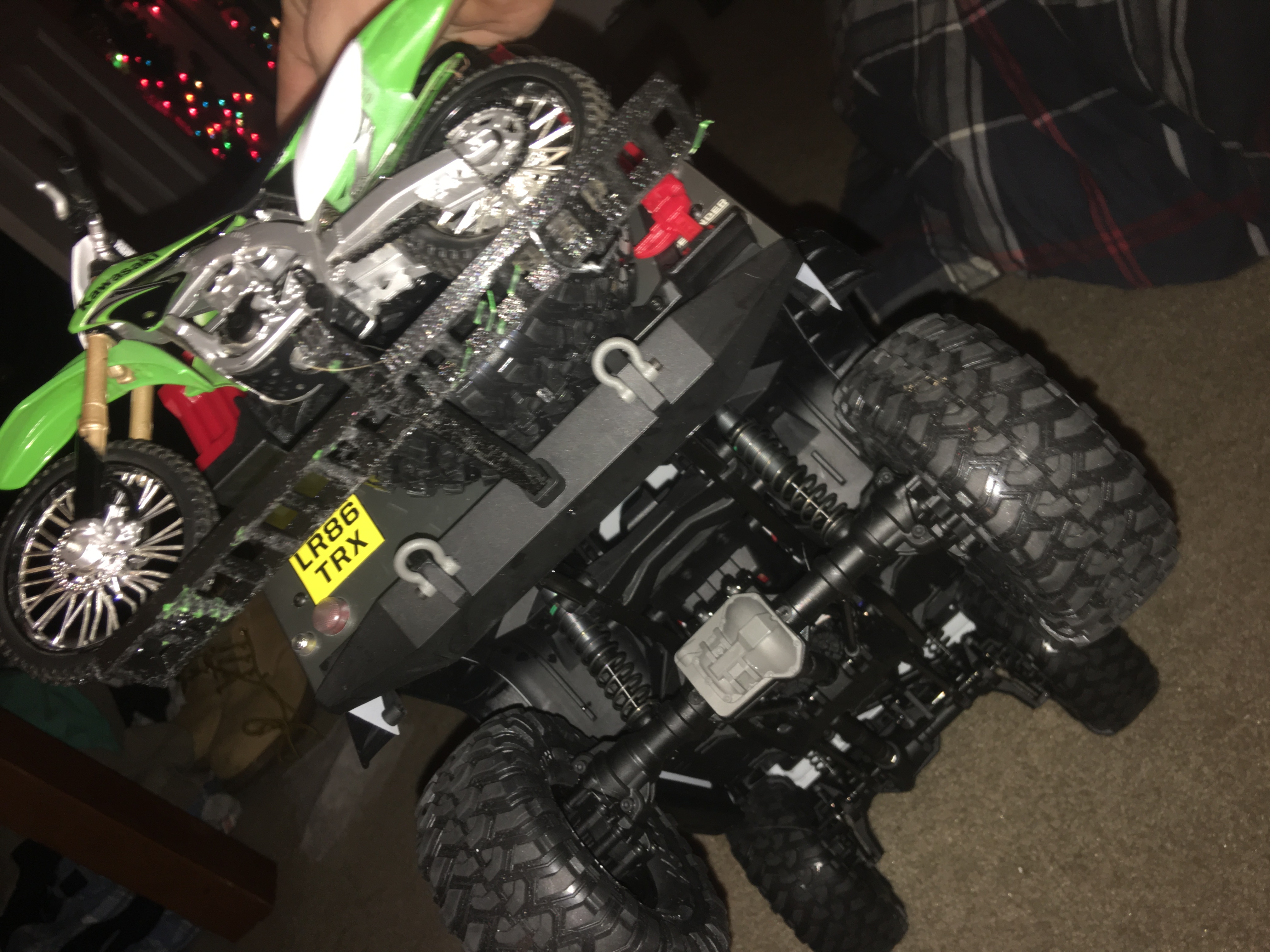 Traxxas Trx-4 Hitch Mount Dirtbike Hauler