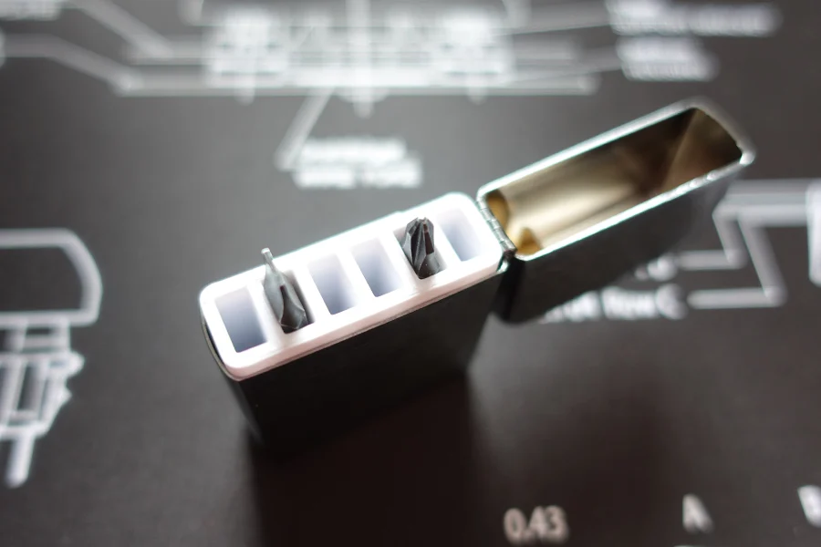 Zippo Leatherman Bits-Selector (Custom Zippo Bit Safe) Every Day Carry for Makers